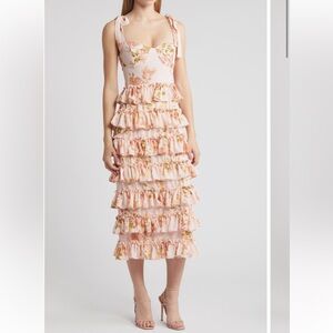 knee length dresses for ladies MAISIE High-Low Midi Dress main image 1